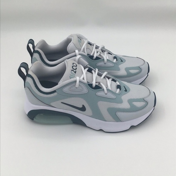 Nike Air Max 200 Pure Platinum Turquoise Sneakers CU4920-001 New Without Box - Picture 2 of 6